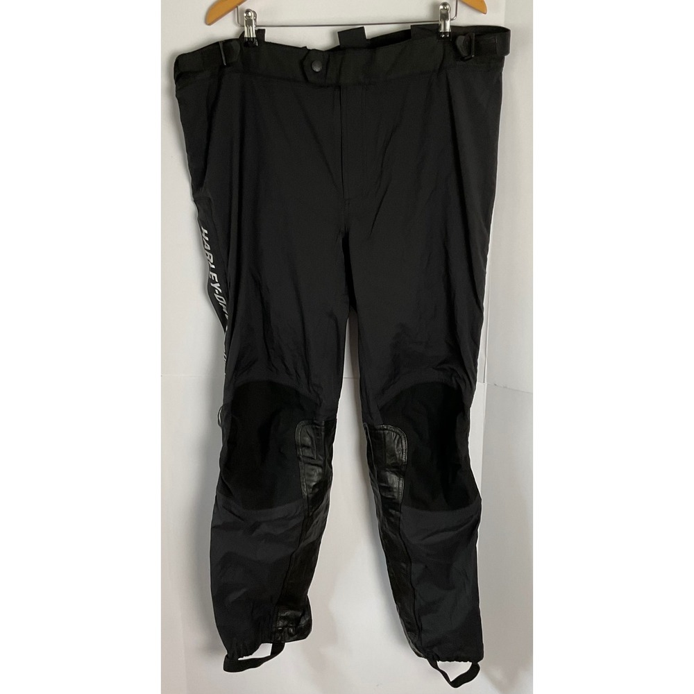 Harley-Davidson FXRG Mens XL Black Riding Pants Schoeller 3M GDC-68936 Moto